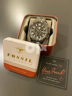 FOSSIL machine stainless steel watch 0