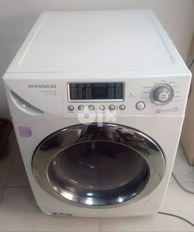 daewoo washing machine 11kg