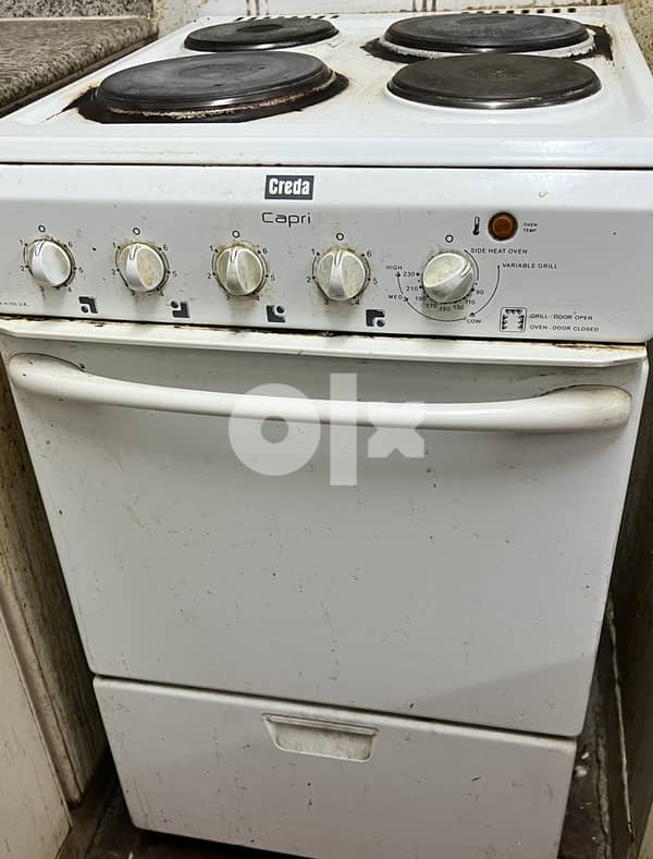 creda capri gas cooker