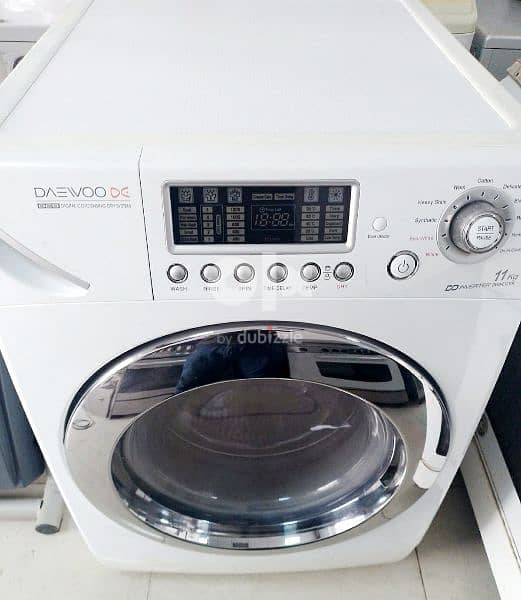 daewoo washing machine 11kg